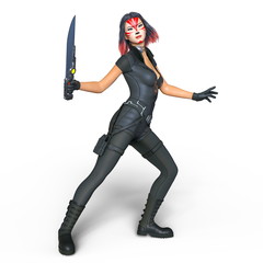 Obraz premium 女性戦士