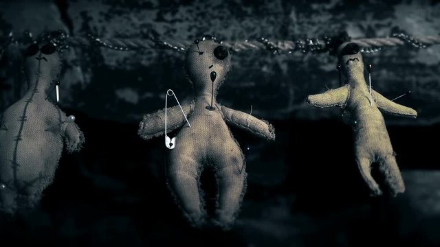 area ritual with the voodoo doll