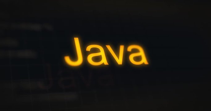 Information technology programming language text - Java