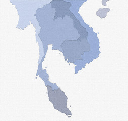 Thailand Laos Cambodia Malaysia Singapore Vietnam Map