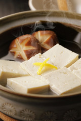 湯豆腐　Boiled tofu