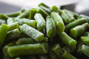 Frozen vegetable for cooking green beans texture
