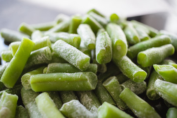 Frozen vegetable for cooking green beans texture