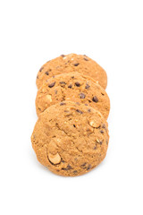 chocolate chips and cashew nut cookies