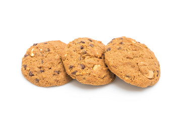 chocolate chips and cashew nut cookies