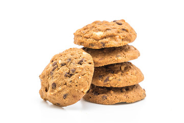 chocolate chips and cashew nut cookies