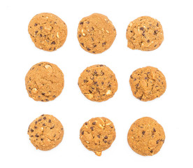 chocolate chips and cashew nut cookies