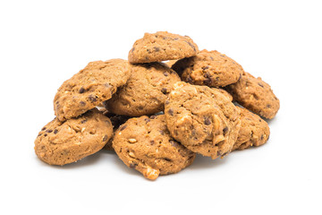 chocolate chips and cashew nut cookies