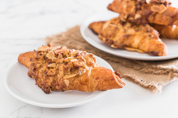 croissant with almonds