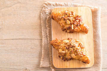 croissant with almonds