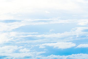 Fototapeta premium Beautiful Blue Sky Background Template With Some Space for Input Text Message