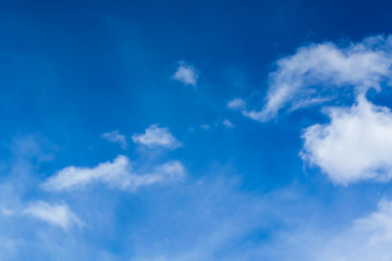 Obraz premium Cloud clear sky for background.