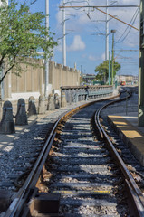 Fototapeta premium S curve train