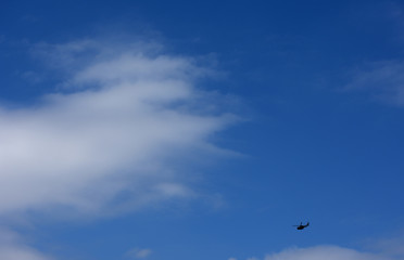青空と雲など（空想・雲のモンスター）