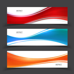 Modern abstract banner vector design. Set of vector design elements.