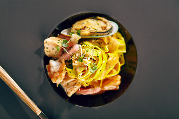 Menu of luxury restaurant