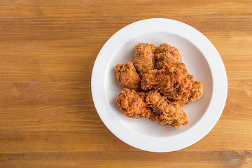fried chicken and  hot crispy Fried mixed kentucky fried