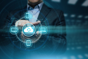 Cloud Computing Technology Internet Storage Network Concept