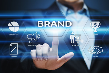 Brand Advertising Marketing Strategy Identity Business Technology concept