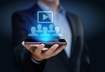 Webinar E-learning Training Business Internet Technology Concept