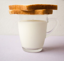 Milk and bread