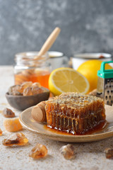 Honey, lemon and ginger
