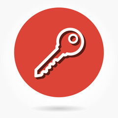Key - vector icon.