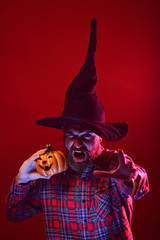 Halloween autumn holiday celebration