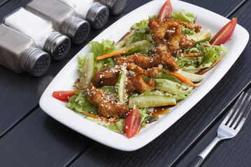 bright fresh vegetable salad