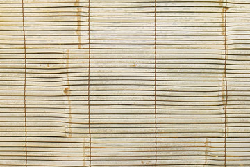 Old bamboo mat background