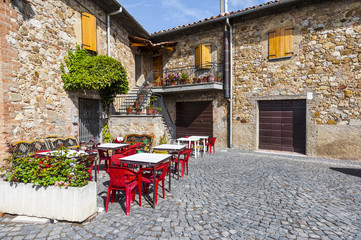 Naklejka na ściany i meble Italian old city of Trevinano
