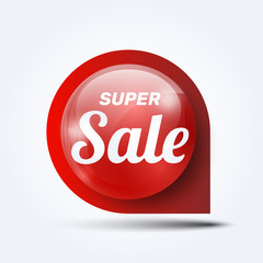Super sale discount banner design. Layout for online shopping, product, promotions, website and brochure.Special offer 50% off. Vector template background.
