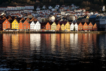 Bryggen (Tyskebryggen) in Bergen - Norway