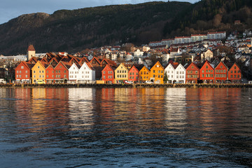 Bryggen (Tyskebryggen) in Bergen - Norway