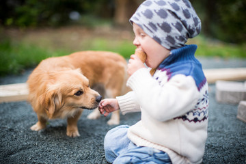 Spaß mit dem Hund