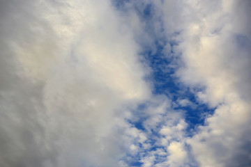 Texture of clouds in the sky