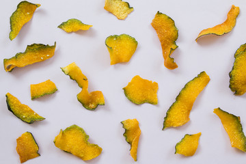 Naklejka premium Crisp Fried Pumpkin
