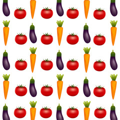 Pattern background with vegetables.