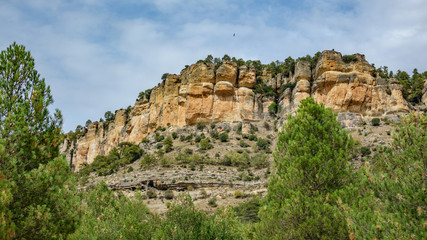 Landscape in Cuenca, wide angle