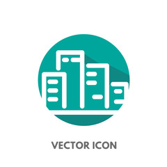 vector doodle city icon