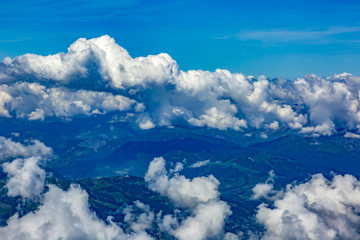 Mont Blanc Massif In The French Alps