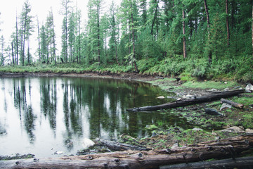 Trip to mountains of Siberia