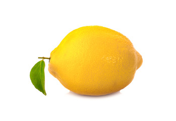 lemon on white background