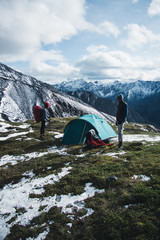 Trip to mountains of Siberia