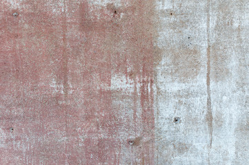 old broken concrete wall