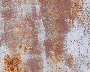 Old grunge corroded rusted metal wall texture