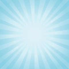 Abstract light Blue rays background. Vector