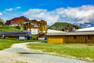 Alp d Huez Place in the French Alps