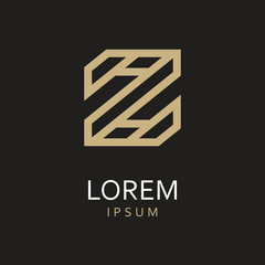 Z Letter Logo. Vector Icon