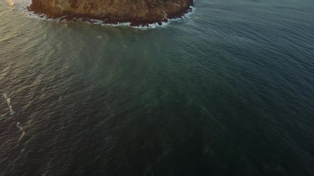 Ocean tilt up to Point Dome